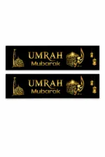 Auto collant décoration bouteille UMRAH Mubarak Lot de 2 – Image 2