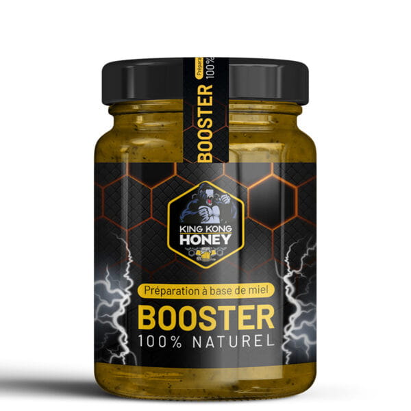 Miel booster King Kong Honey – Préparation à base de miel – Booster 100 % naturel – 100 g – Image 1