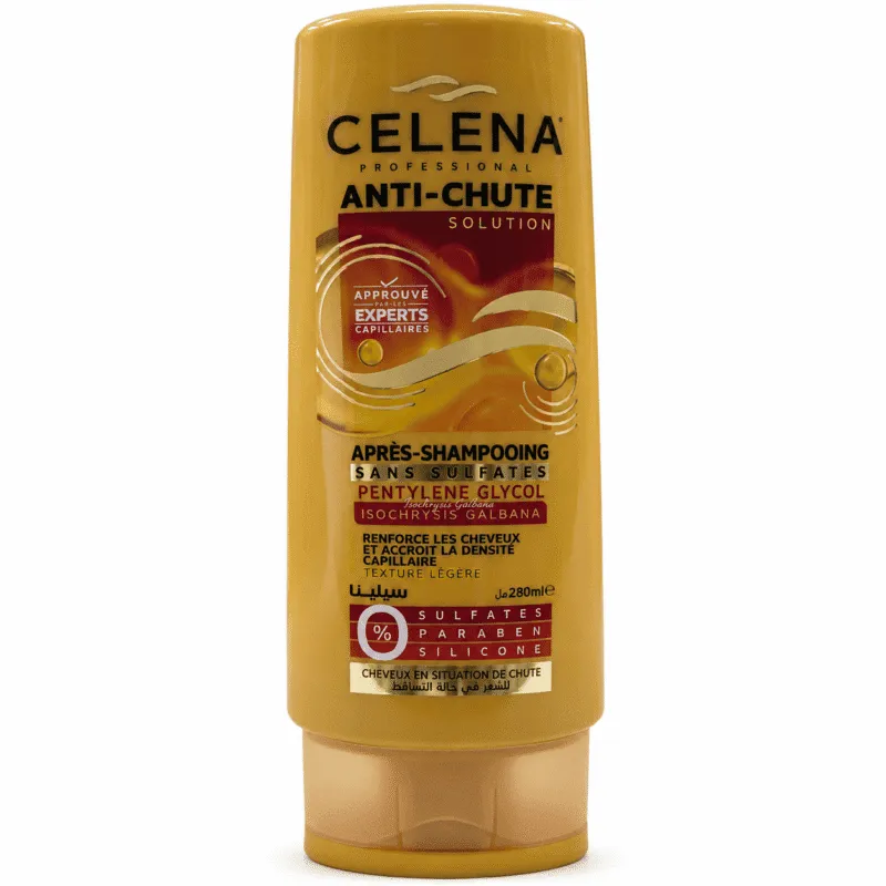 CELENA Professional Anti-Chute après-shampooing sans sulfates 280 ml